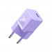 Baseus GaN 5 Mini Fast Wall Charger 20W (CCGN050105) - захранване за ел. мрежа с USB-C изход с технология за бързо зареждане (лилав)  1