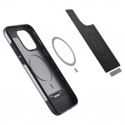 Spigen Style Armor MagSafe Case - хибриден кейс с най-висока степен на защита с MagSafe за iPhone 15 Pro (сребрист) 8