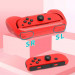 iPega SW087 Grip for JoyCon Controllers 2 pcs. - поликарбонатни грипове за Nintendo Switch JoyCon (червен и син) 10