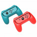 iPega SW087 Grip for JoyCon Controllers 2 pcs. - поликарбонатни грипове за Nintendo Switch JoyCon (червен и син) 1
