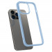 Spigen Crystal Hybrid Case - хибриден кейс с висока степен на защита за iPhone 14 Pro Max (син-прозрачен) 6