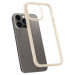 Spigen Crystal Hybrid Case - хибриден кейс с висока степен на защита за iPhone 14 Pro Max (бежов-прозрачен) 6
