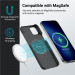 Pitaka MagEZ 3 600D Aramid Fiber MagSafe Case - кевларен кейс с MagSafe за iPhone 14 (черен-сив)  3