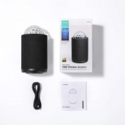 Joyroom Maya Series RGB Wireless Speaker 8W - безжичен Bluetooth спийкър с парти топка (черен) 7