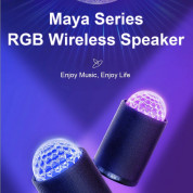 Joyroom Maya Series RGB Wireless Speaker 8W (black) 1