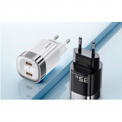 Toocki GaN Wall Charger Dual USB-C 35W PD - захранване за ел. мрежа с 2xUSB-C PD изходи с технология за бързо зареждане (бял)  4