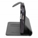 Tactical Field Notes Leather Flip Case - кожен калъф, тип портфейл с поставка и отделение за кр. карти за Samsung Galaxy A05s (черен) 2