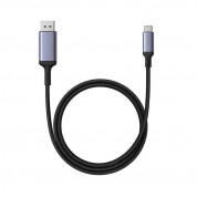 Baseus High Definition Series USB-C to DisplayPort Cable - кабел с поддръжка на 8K за свързване от USB-C към DisplayPort (150 см) (тъмносив) 1