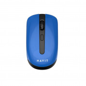Havit Wireless Mouse HV-MS989GT - ергономична безжична мишка (за Mac и PC) (черен-син) 1