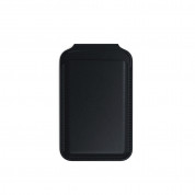Satechi Vegan-Leather Magnetic Wallet Stand - кожен портфейл (джоб) с вградена поставка за прикрепяне към iPhone с MagSafe (черен) 3