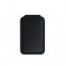 Satechi Vegan-Leather Magnetic Wallet Stand - кожен портфейл (джоб) с вградена поставка за прикрепяне към iPhone с MagSafe (черен) 4