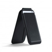 Satechi Vegan-Leather Magnetic Wallet Stand (black)