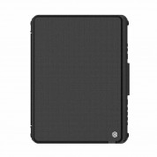 Nillkin Bumper Combo Keyboard Protective Case - удароустойчив кейс, с отделяща клавиатура и поставка за iPad 9 (2022) (черен) 2