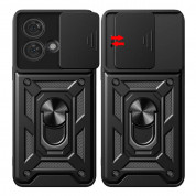 Tech-Protect CamShield Pro Hard Case - хибриден удароустойчив кейс с пръстен против изпускане за Motorola Edge 40 Neo (черен) 1