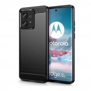 Tech-Protect Carbon Flexible TPU Case for Motorola Edge 40 Neo (matte black)