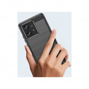 Tech-Protect Carbon Flexible TPU Case for Motorola Edge 40 Neo (matte black) 2