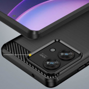 Tech-Protect Carbon Flexible TPU Case for Motorola Edge 40 Neo (matte black) 1