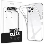GrizzGlass BasicClear TPU Case - силиконов (TPU) калъф за iPhone 15 Plus, iPhone 14 Plus (прозрачен) 