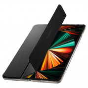 Spigen Case Smart Fold - кожен кейс и поставка за iPad Pro 12.9 M2 (2022), iPad Pro 12.9 M1 (2021) (черен) 2