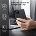 Pitaka MagEZ 3 600D Aramid Fiber MagSafe Case - кевларен кейс с MagSafe за iPhone 14 Plus (черен-сив)  5