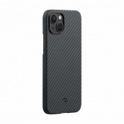 Pitaka MagEZ 3 1500D Aramid Fiber Case for iPhone 14 Plus (black-grey) 2