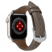 Spigen Kajuk Watch Band - кожена каишка (естествена кожа) за Apple Watch 38мм, 40мм, 41мм (кафяв) 6