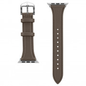 Spigen Kajuk Watch Band - кожена каишка (естествена кожа) за Apple Watch 38мм, 40мм, 41мм (кафяв) 2
