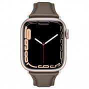 Spigen Kajuk Watch Band - кожена каишка (естествена кожа) за Apple Watch 38мм, 40мм, 41мм (кафяв) 5