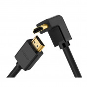 Ugreen Angled HDMI Male To HDMI Male Cable - 4K HDMI към HDMI кабел (200 см) (черен)