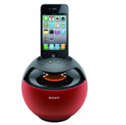 Sony RDP-V20IP 360° Sound - спийкър за iPod и iPhone (червен)