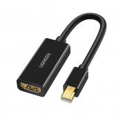 Ugreen MD112 Mini DisplayPort to HDMI Converter 4K - адаптер за свързване на Mini DisplayPort към HDMI (4K) (черен) 