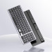 Ugreen KU005 Wireless Membrane Bluetooth Keyboard - безжична клавиатура за Mac, PC и други блутут устройства (сребрист-черен) 4