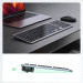 Ugreen KU005 Wireless Membrane Bluetooth Keyboard - безжична клавиатура за Mac, PC и други блутут устройства (сребрист-черен) 10