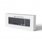 Ugreen KU005 Wireless Membrane Bluetooth Keyboard - безжична клавиатура за Mac, PC и други блутут устройства (сребрист-черен) 1