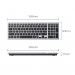 Ugreen KU005 Wireless Membrane Bluetooth Keyboard - безжична клавиатура за Mac, PC и други блутут устройства (сребрист-черен) 3