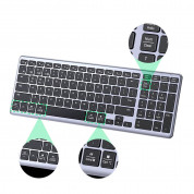 Ugreen KU005 Wireless Membrane Bluetooth Keyboard (silver-black) 13