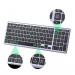 Ugreen KU005 Wireless Membrane Bluetooth Keyboard - безжична клавиатура за Mac, PC и други блутут устройства (сребрист-черен) 14