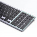 Ugreen KU005 Wireless Membrane Bluetooth Keyboard - безжична клавиатура за Mac, PC и други блутут устройства (сребрист-черен) 9