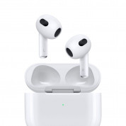 Apple AirPods 3 with Lightning Wireless Charging Case - оригинални безжични слушалки за iPhone, iPod и iPad 5