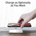 Baseus Ultra Thin Card Wireless Charger (WX01B-S2) - ултра-тънка поставка (пад) за безжично зареждане за Qi съвместими устройства (бял) 7