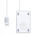 Baseus Ultra Thin Card Wireless Charger (WX01B-S2) - ултра-тънка поставка (пад) за безжично зареждане за Qi съвместими устройства (бял) 3