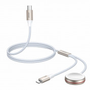 Joyroom 2-in-1 Lightning and Apple Watch Cable (150 cm) (white) 1