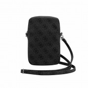 Guess PU 4G Triangle Logo Wallet Phone Zipper Bag (black) 1