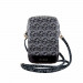 Guess PU G Cube Wallet Phone Zipper Bag - дизайнерска чанта (органайзер) за мобилни устройства и аксесоари (черен) 4