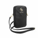 Guess PU Grained 4G Metal Logo Wallet Phone Zipper Bag - дизайнерска чанта (органайзер) за мобилни устройства и аксесоари (черен) 1