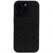 Audi Genuine Leather Case for iPhone 14 Pro (black)