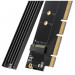 Ugreen Expansion Card Disk Adapter M.2 NVMe SATA M key PCIe 4.0 x16 64Gbps - преходник за M.2 NVMe SATA памети 2