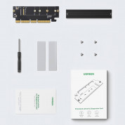 Ugreen Expansion Card Disk Adapter M.2 NVMe SATA M key PCIe 4.0 x16 64Gbps - преходник за M.2 NVMe SATA памети 6
