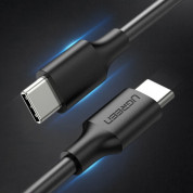 Ugreen USB-C to USB-C Fast Charging Cable 60W - здрав кабел с бързо зареждане за устройства с USB-C порт (50 см) (черен) 3