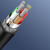 Ugreen USB-C to USB-C Fast Charging Cable 60W - здрав кабел с бързо зареждане за устройства с USB-C порт (50 см) (черен) 7